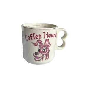 Vintage Coffee Hound Ceramic Mug